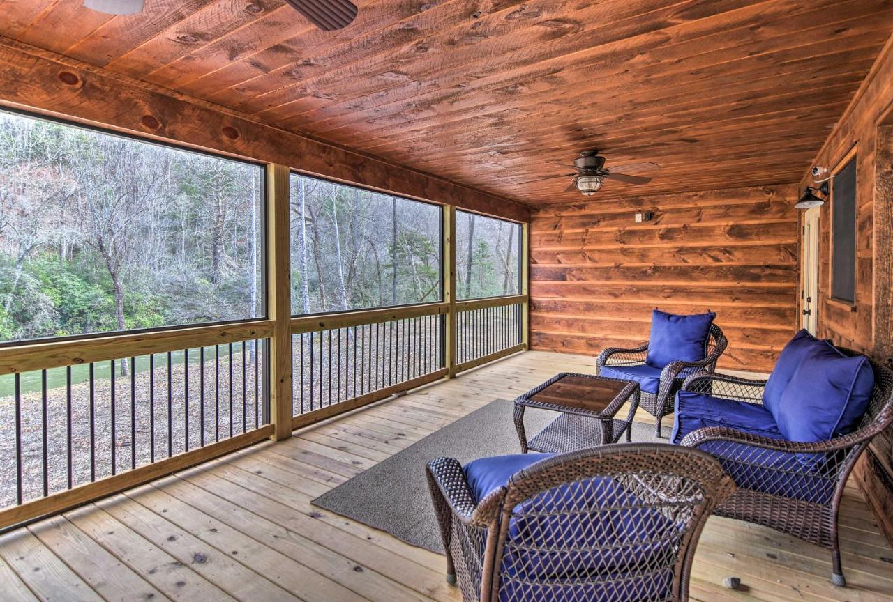 Modern Murphy Cabin With Nottely River Views! Екстериор снимка